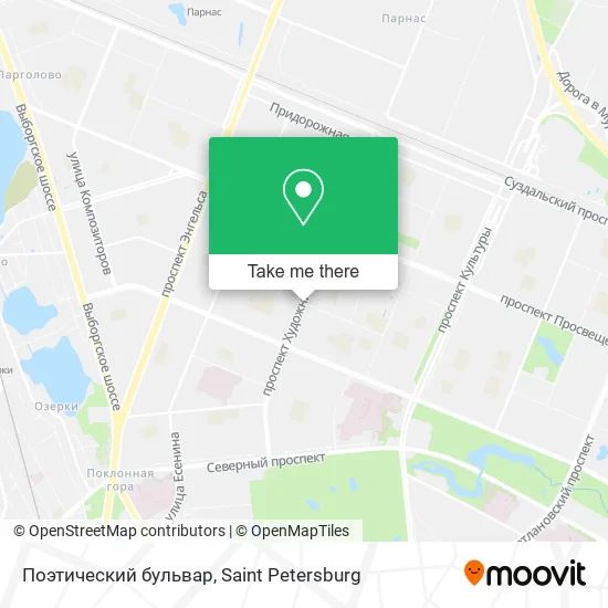 Поэтический бульвар map