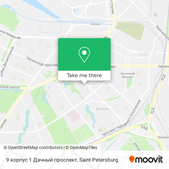 9 корпус 1 Дачный проспект map