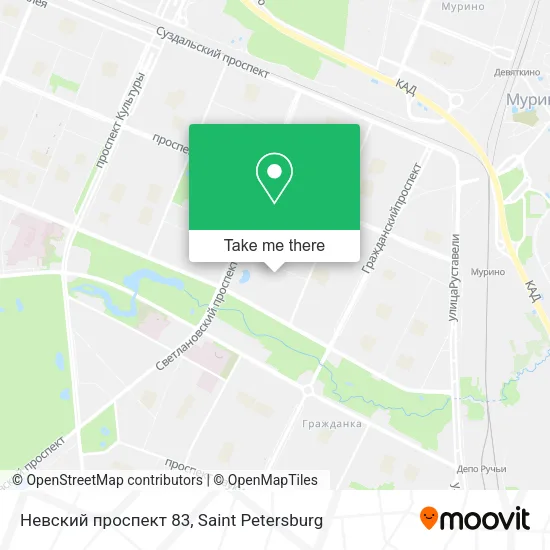 Невский проспект 83 map