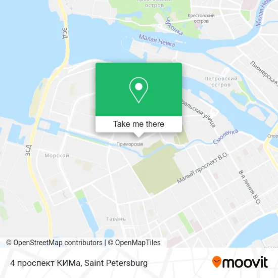 4 проспект КИМа map