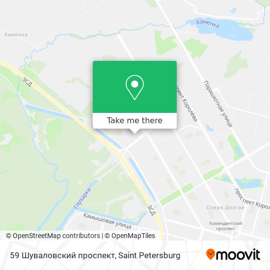 59 Шуваловский проспект map