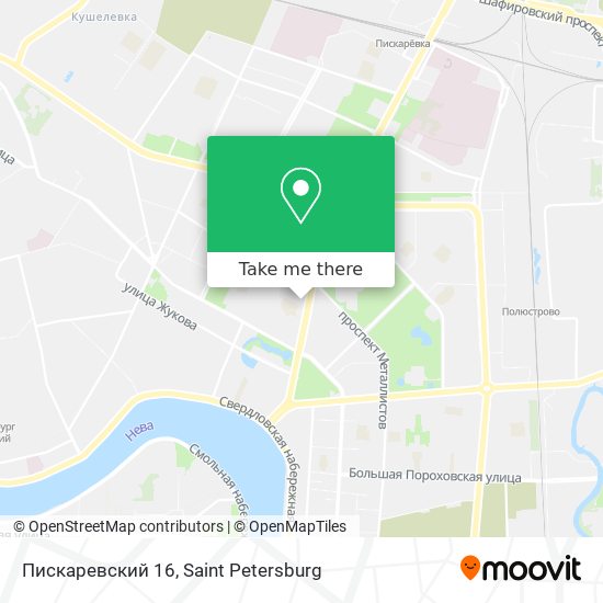 Пискаревский 16 map