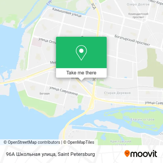 96А Школьная улица map