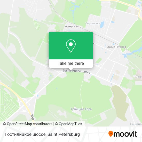 Гостилицкое шоссе map