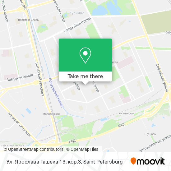 Ул. Ярослава Гашека 13, кор.3 map