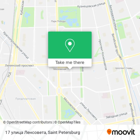 17 улица Ленсовета map