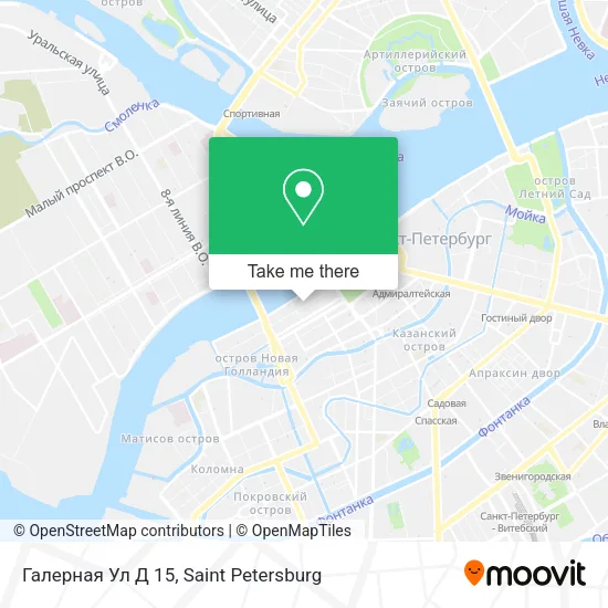 Галерная Ул Д 15 map