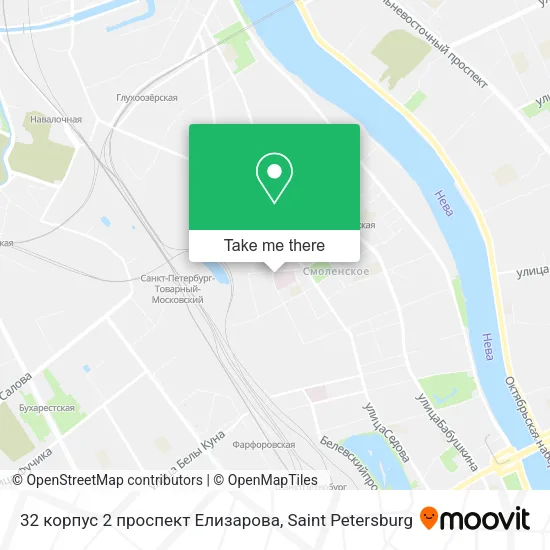 32 корпус 2 проспект Елизарова map