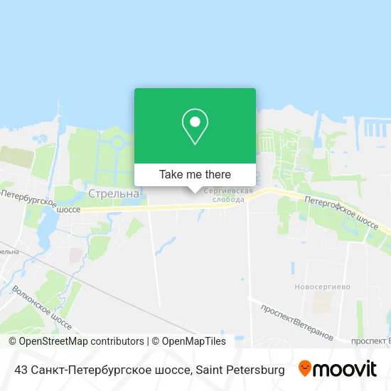 43 Санкт-Петербургское шоссе map