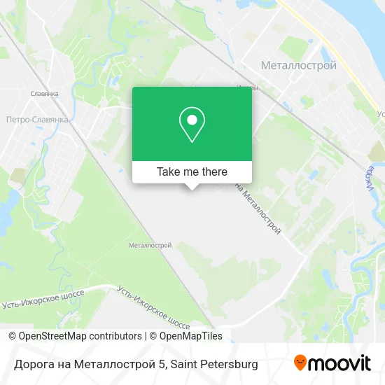 Дорога на Металлострой 5 map