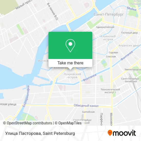 Улица Пасторова map