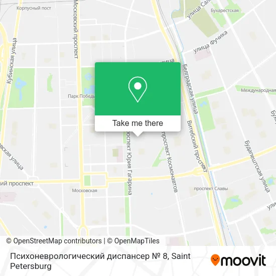 Психоневрологический диспансер № 8 map