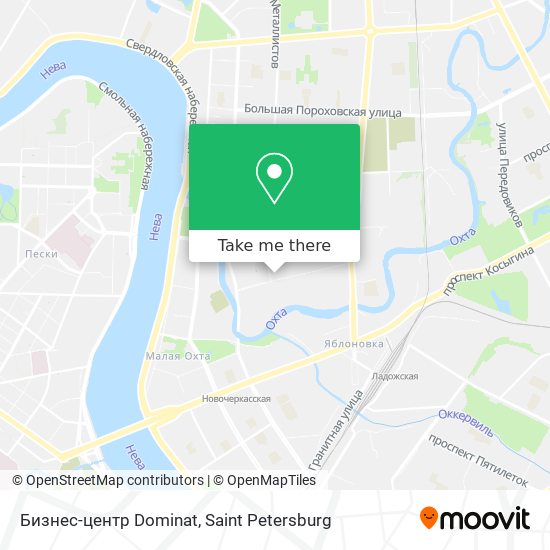 Бизнес-центр Dominat map