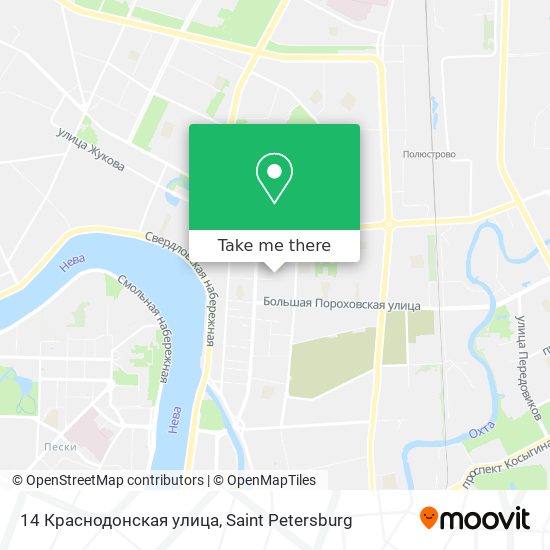 14 Краснодонская улица map