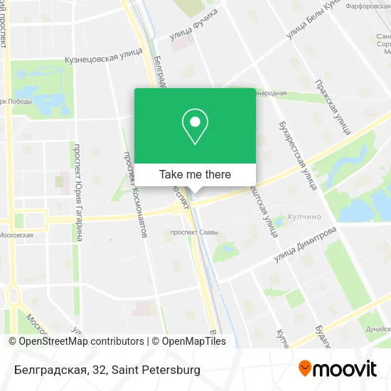 Белградская, 32 map