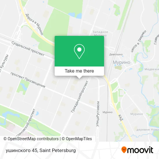 ушинского 45 map