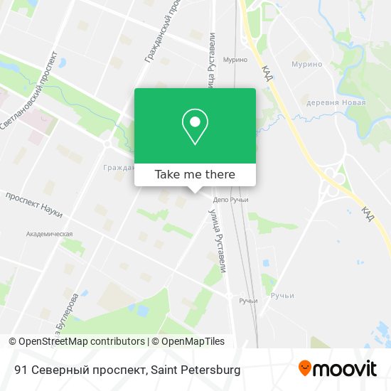 91 Северный проспект map