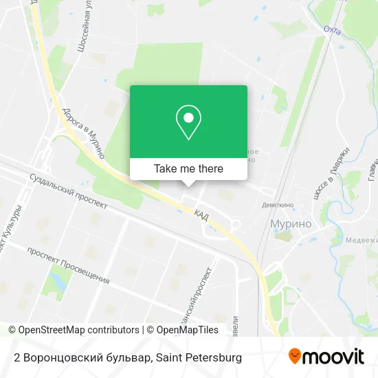 2 Воронцовский бульвар map