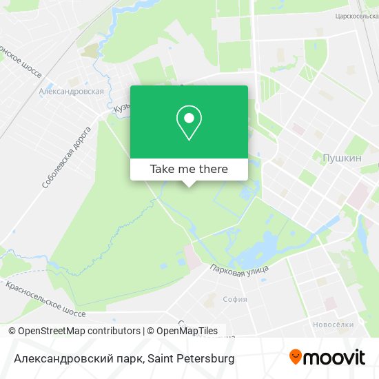 Александровский парк map