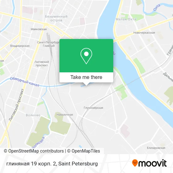 глиняная 19 корп. 2 map