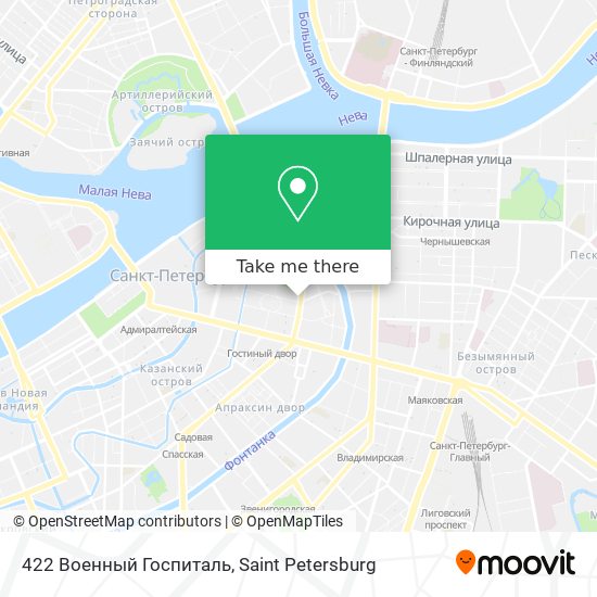 422 Военный Госпиталь map
