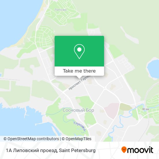 1А Липовский проезд map