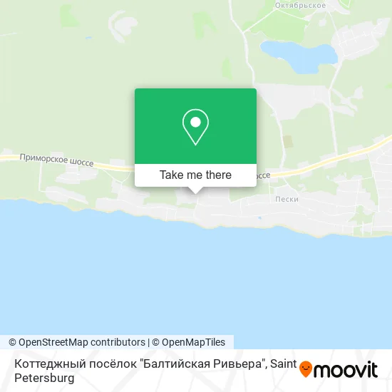 Коттеджный посёлок "Балтийская Ривьера" map