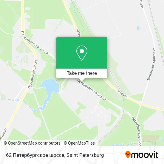 62 Петербургское шоссе map
