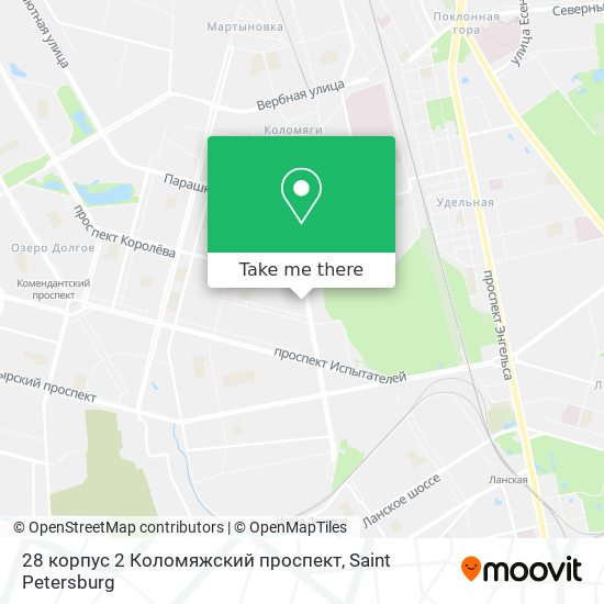 28 корпус 2 Коломяжский проспект map