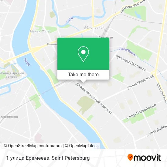 1 улица Еремеева map