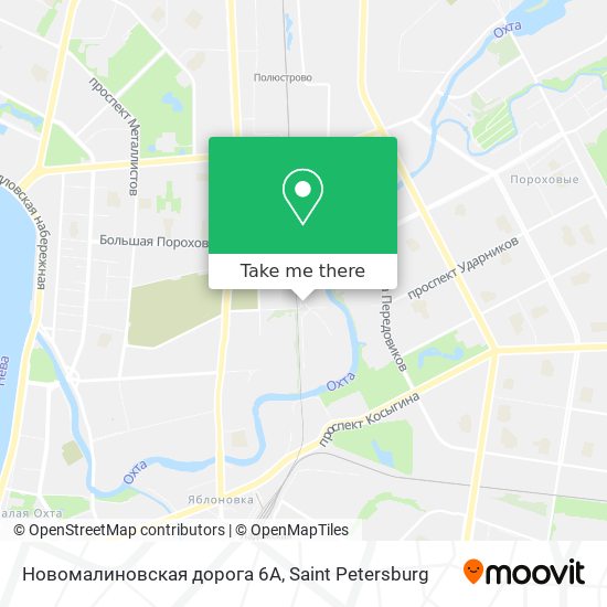 Новомалиновская дорога 6А map