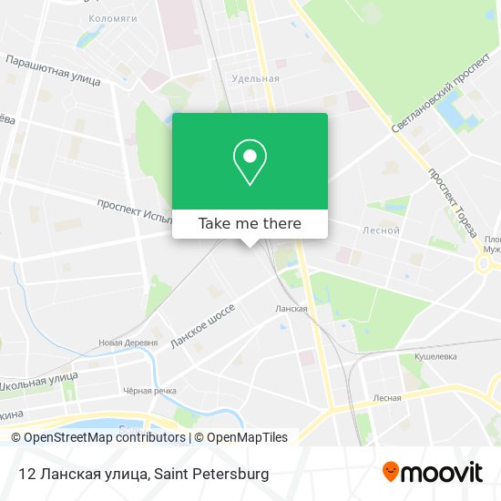 12 Ланская улица map