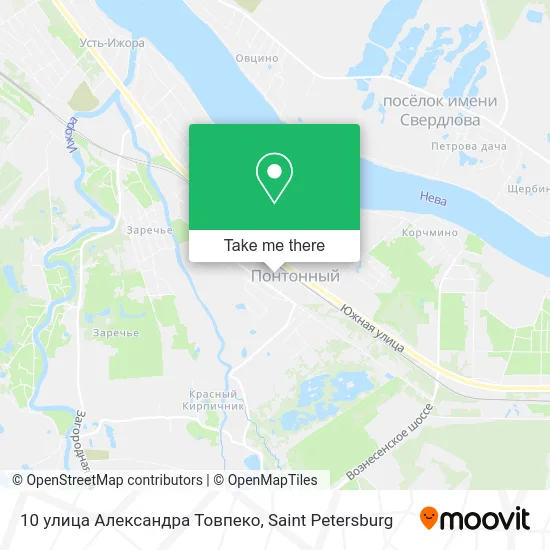 10 улица Александра Товпеко map