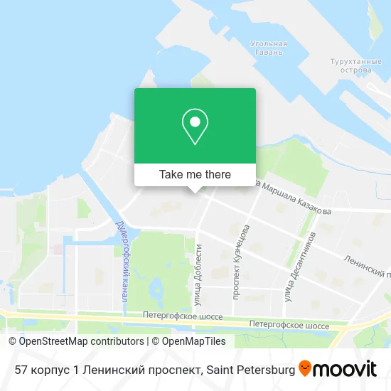 57 корпус 1 Ленинский проспект map
