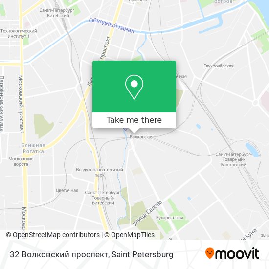 32 Волковский проспект map