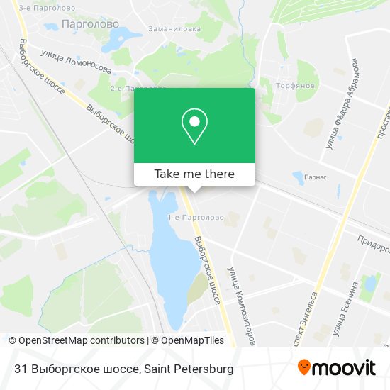 31 Выборгское шоссе map