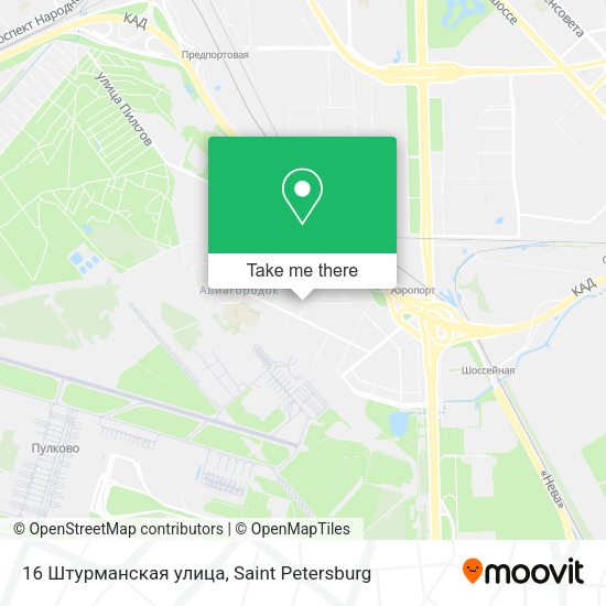 16 Штурманская улица map