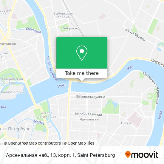 Арсенальная наб., 13, корп. 1 map