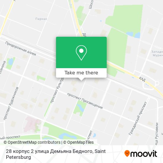 28 корпус 2 улица Демьяна Бедного map