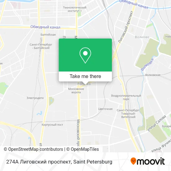 274А Лиговский проспект map