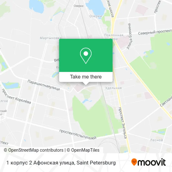 1 корпус 2 Афонская улица map