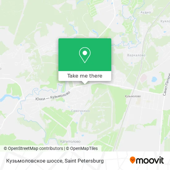 Кузьмоловское шоссе map
