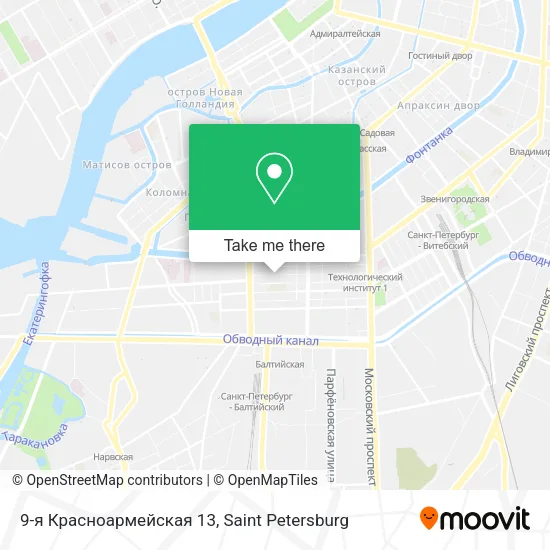 9-я Красноармейская 13 map