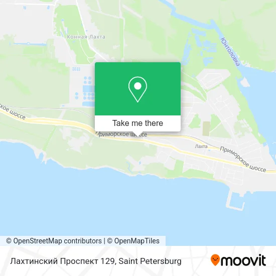 Лахтинский Проспект 129 map