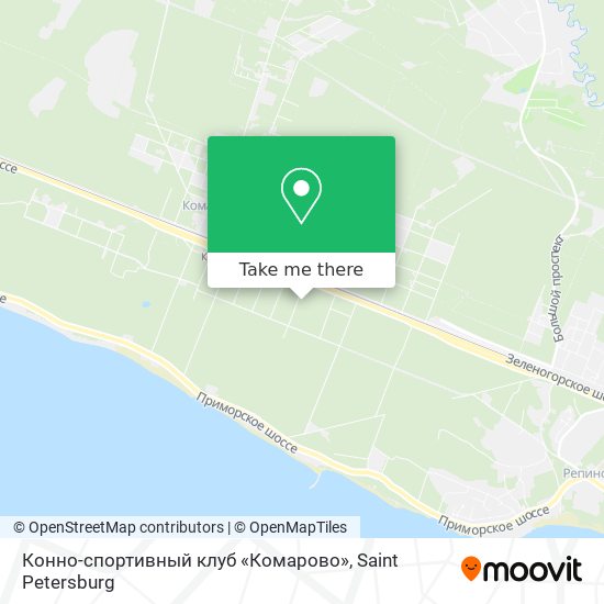Конно-спортивный клуб «Комарово» map