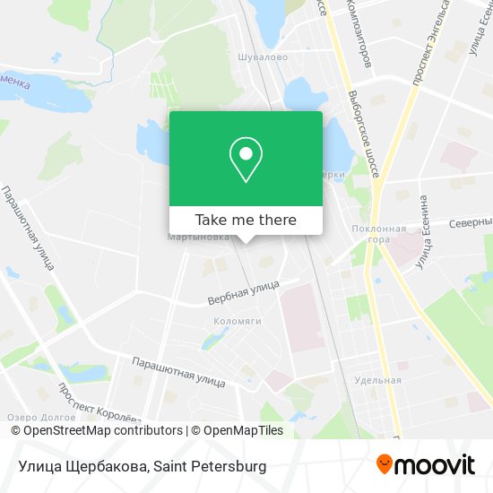 Улица Щербакова map