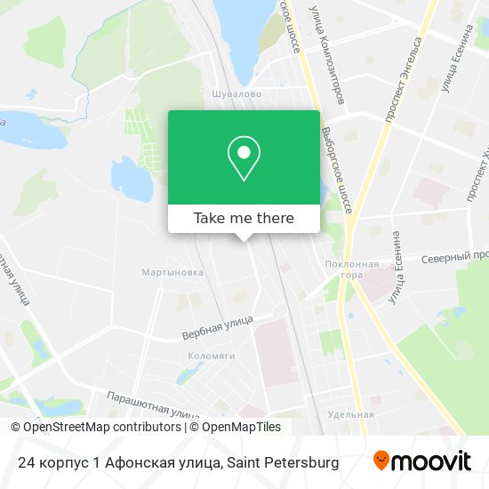 24 корпус 1 Афонская улица map