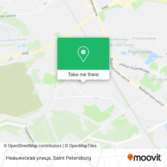 Невьянская улица map