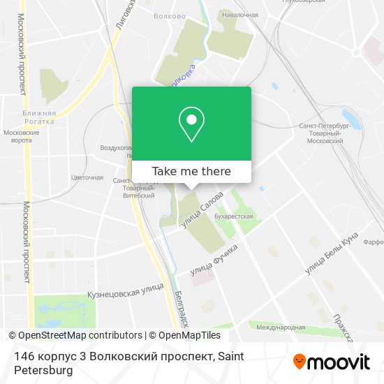 146 корпус 3 Волковский проспект map