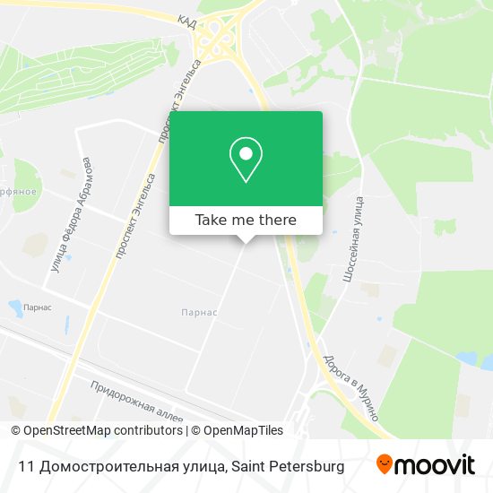 11 Домостроительная улица map